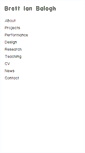 Mobile Screenshot of brettbalogh.com